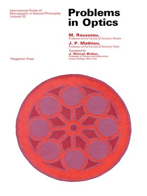 cover image of Problems in Optics